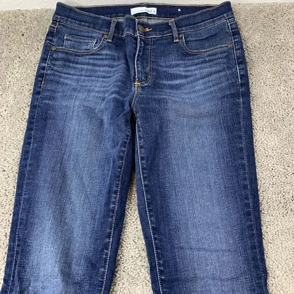 Ann Taylor LOFT Modern Bootcut Women's Jeans Size 28 Blue Denim - Picture 2 of 10
